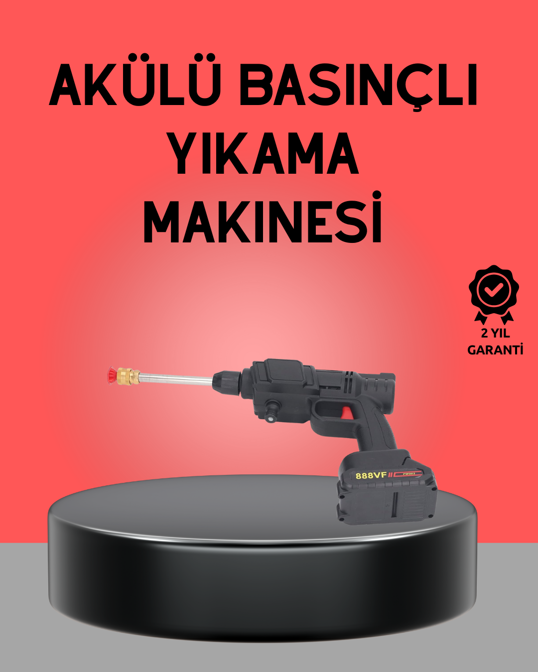Akülü Basınçlı Yıkama Tabancası 450PSI Su Püskürtme Makinesi - Bayi Depom Akülü Basınçlı Yıkama Tabancası 450PSI Su Püskürtme Makinesi - Bayi Depom