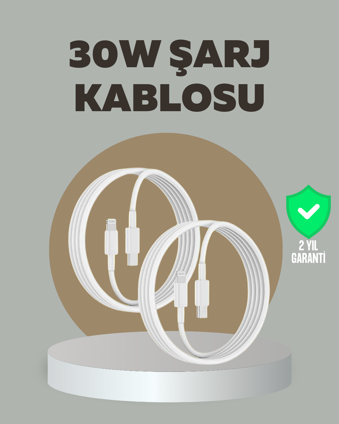 iPhone iPad Airpods Uyumlu 30W Type-C to Lightning Kablo - Bayi Depom iPhone iPad Airpods Uyumlu 30W Type-C to Lightning Kablo - Bayi Depom