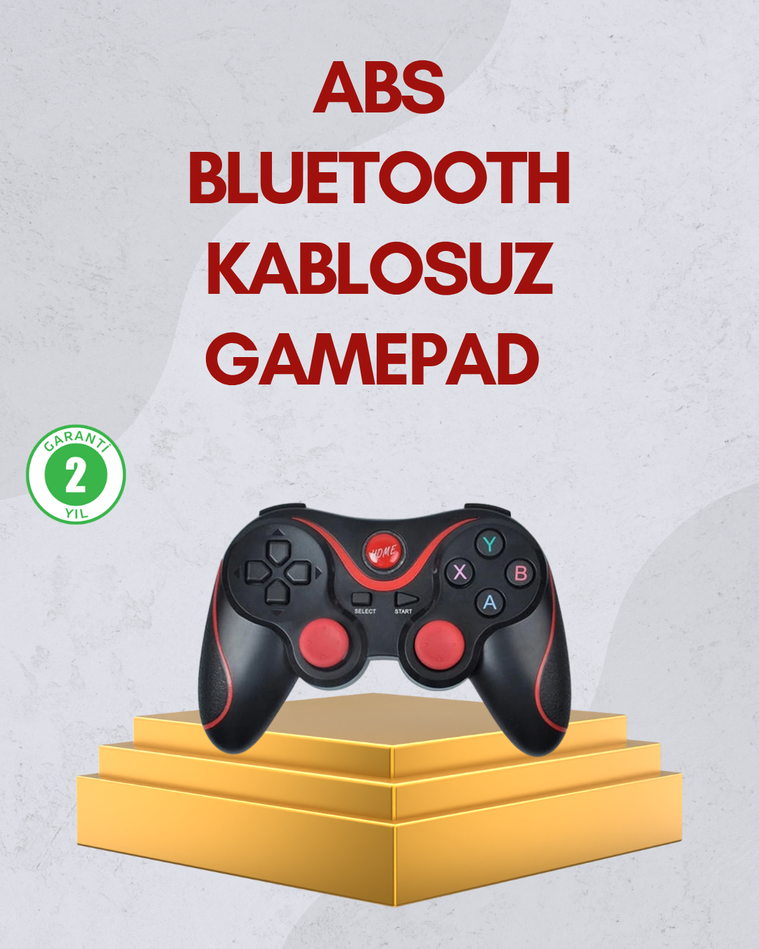 Ergonomik Tasarımlı Kablosuz Bluetooth Gamepad Titreşimli - Bayi Depom Ergonomik Tasarımlı Kablosuz Bluetooth Gamepad Titreşimli - Bayi Depom