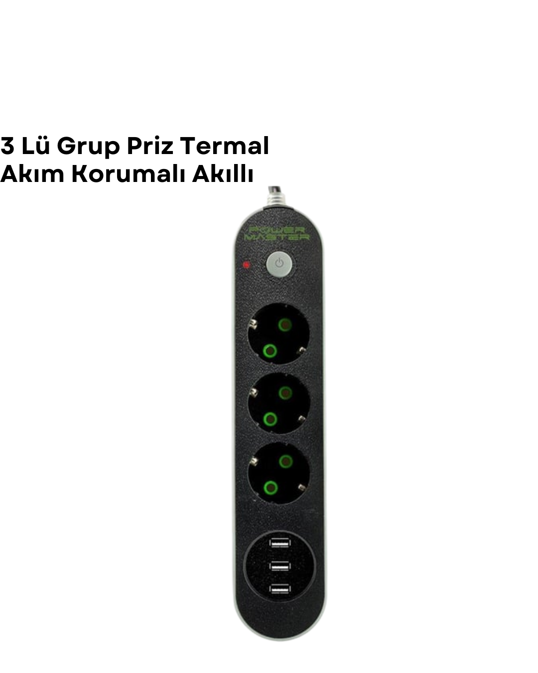 3 USB Portlu Üçlü Priz CXE103 - Bayi Depom 3 USB Portlu Üçlü Priz CXE103 - Bayi Depom