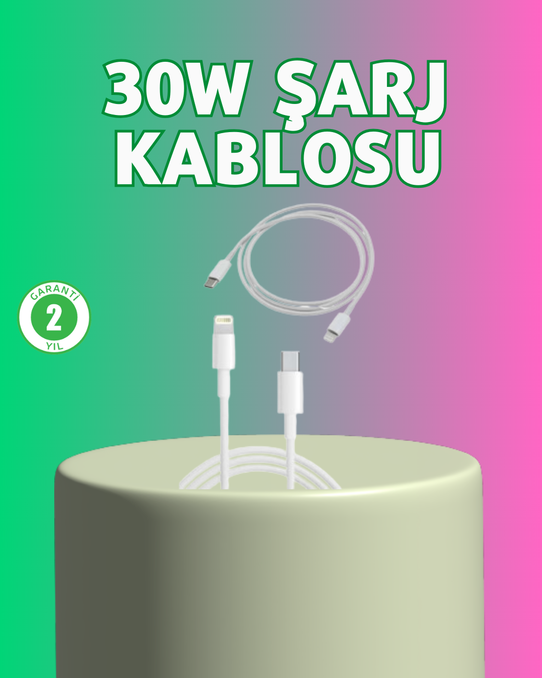 Orijinal Kalite 30W Type-C Lightning Hızlı Şarj Kablosu – 1.2m Dayanıklı - Bayi Depom Orijinal Kalite 30W Type-C Lightning Hızlı Şarj Kablosu – 1.2m Dayanıklı - Bayi Depom