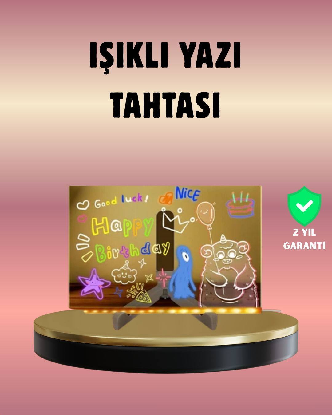 USB Bağlantılı LED Akrilik Çizim ve Not Tahtası - Bayi Depom USB Bağlantılı LED Akrilik Çizim ve Not Tahtası - Bayi Depom