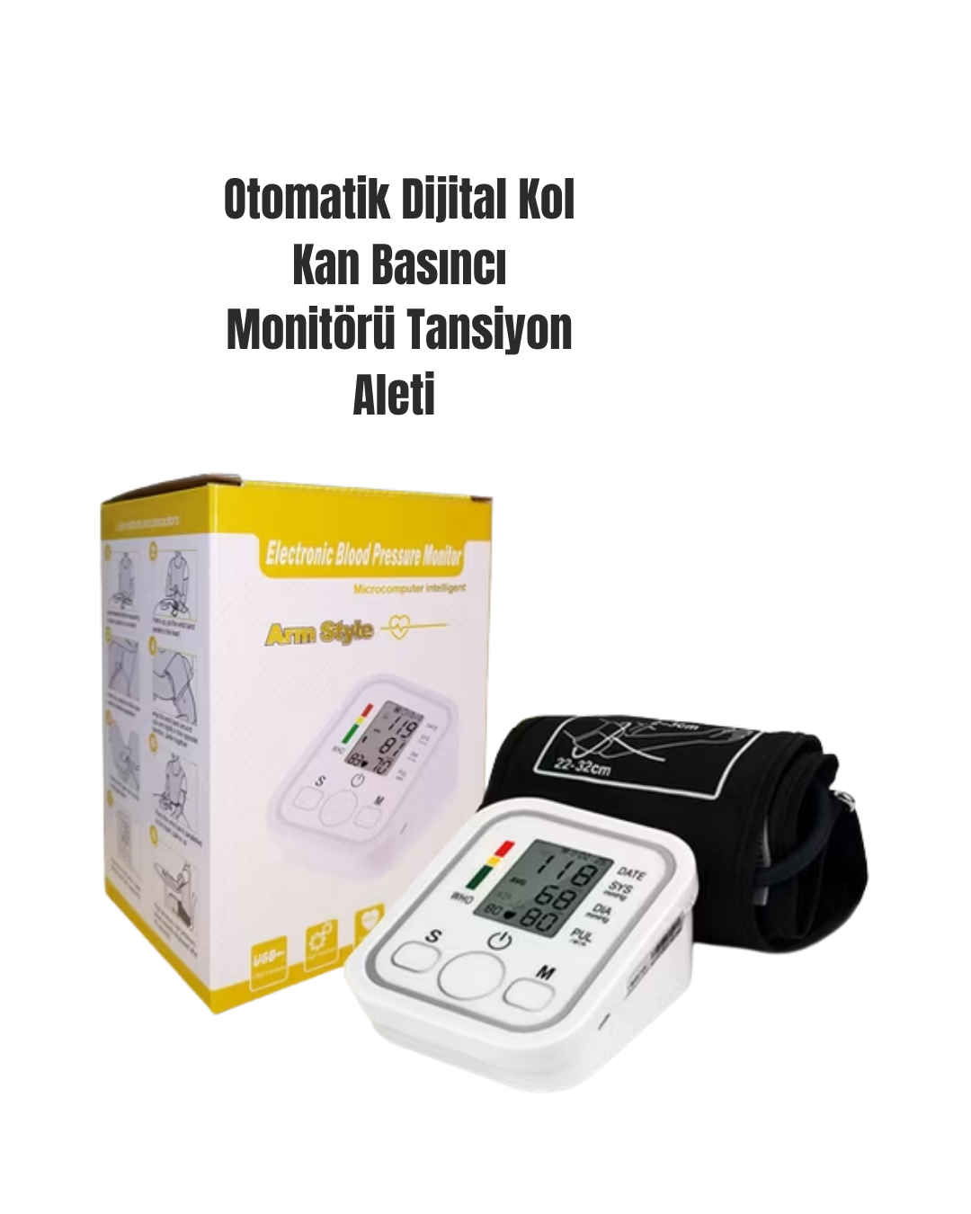 Taşınabilir Pil ve USB Girişli Tansiyon Aleti - Bayi Depom Taşınabilir Pil ve USB Girişli Tansiyon Aleti - Bayi Depom