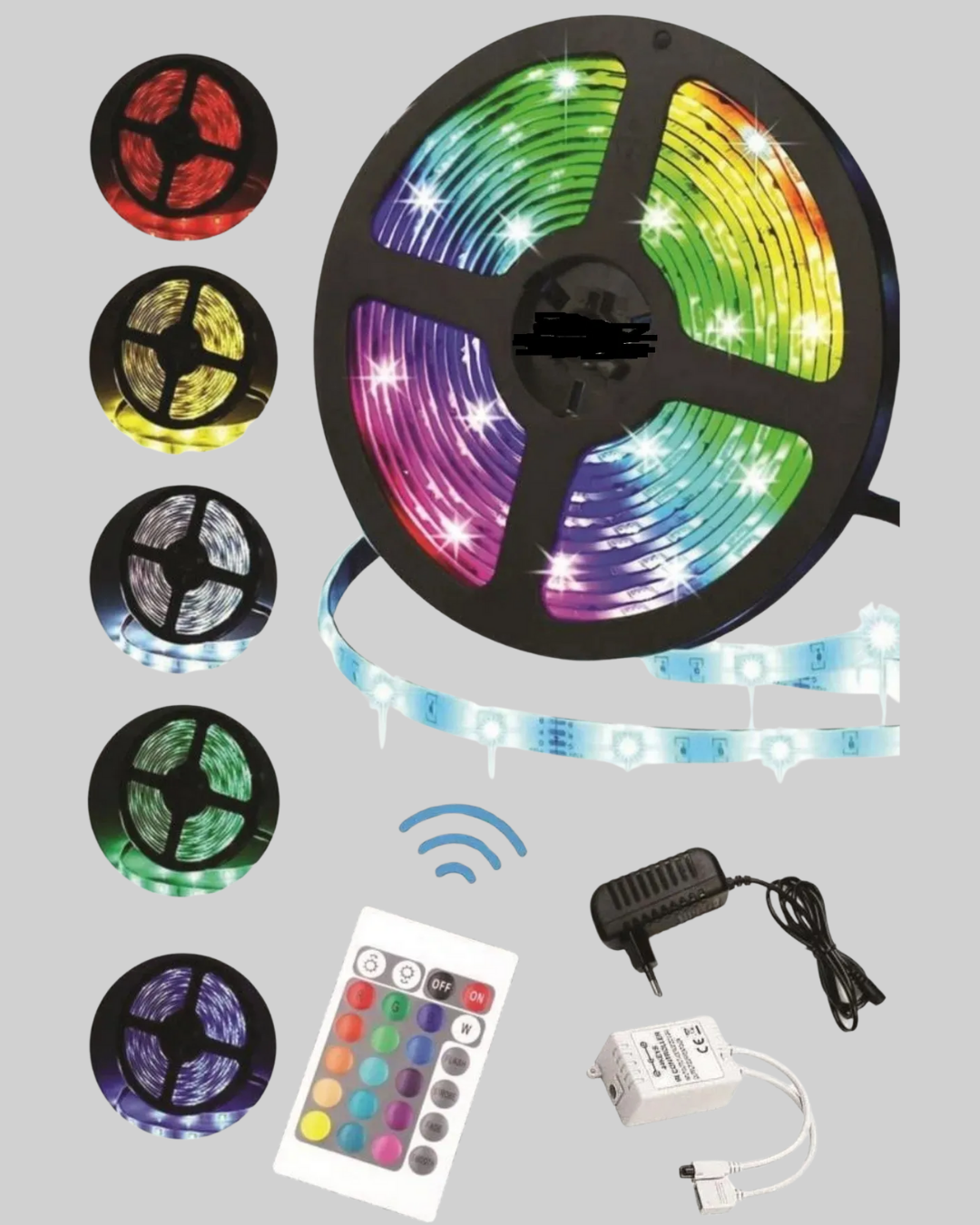 5 Metre Kumandalı RGB Şerit LED Aydınlatma - Bayi Depom 5 Metre Kumandalı RGB Şerit LED Aydınlatma - Bayi Depom