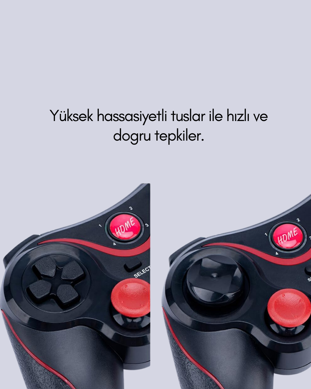 Ergonomik Tasarımlı Kablosuz Bluetooth Gamepad Titreşimli - Bayi Depom Ergonomik Tasarımlı Kablosuz Bluetooth Gamepad Titreşimli - Bayi Depom