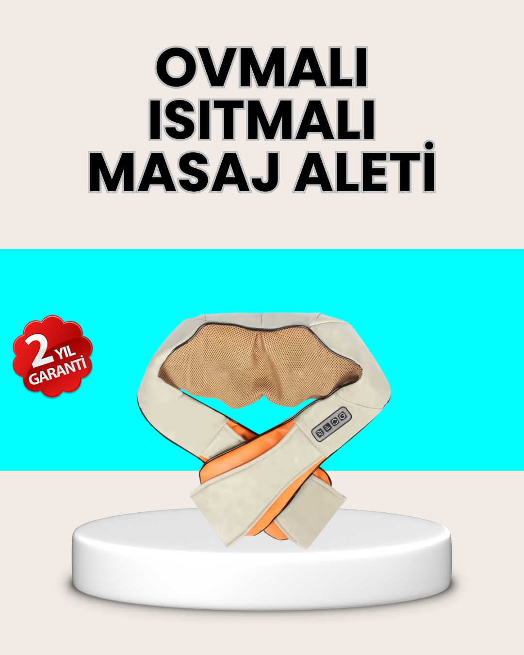 Ev Tipi Ovmalı Isıtmalı Boyun Omuz Bel Masaj Aleti Kolay Kullanım - Bayi Depom