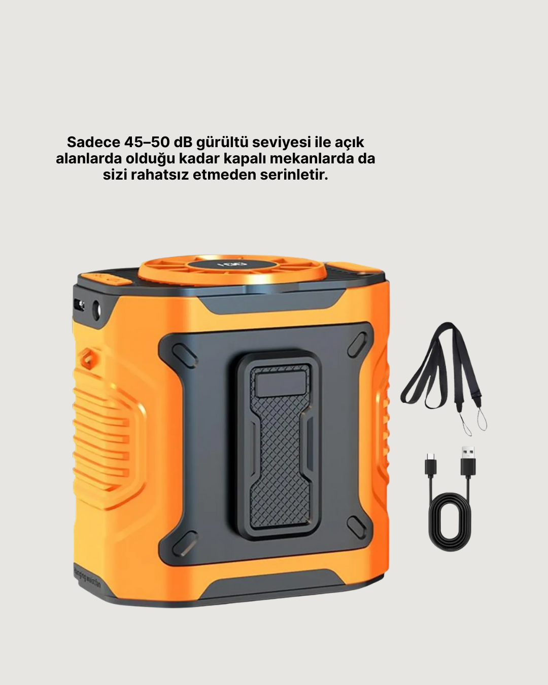5000mAh Şarjlı Soğutma Fanı Taşınabilir - Bayi Depom 5000mAh Şarjlı Soğutma Fanı Taşınabilir - Bayi Depom