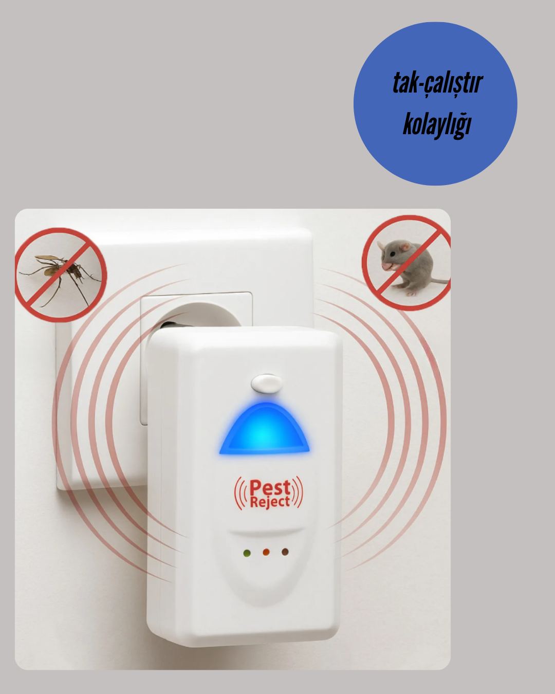 Elektrikli Böcek ve Fare Kovucu Prizden Çalışan - Bayi Depom Elektrikli Böcek ve Fare Kovucu Prizden Çalışan - Bayi Depom