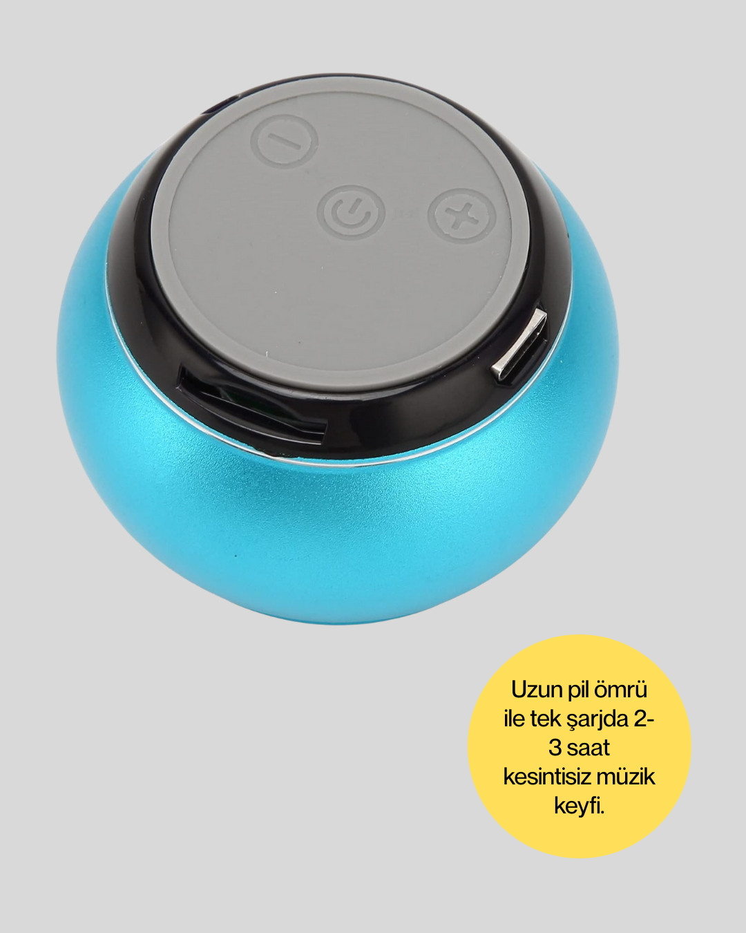 Taşınabilir Mini Bluetooth Hoparlör 9m Menzil Dahili Mikrofon Yeni Nesil - Bayi Depom