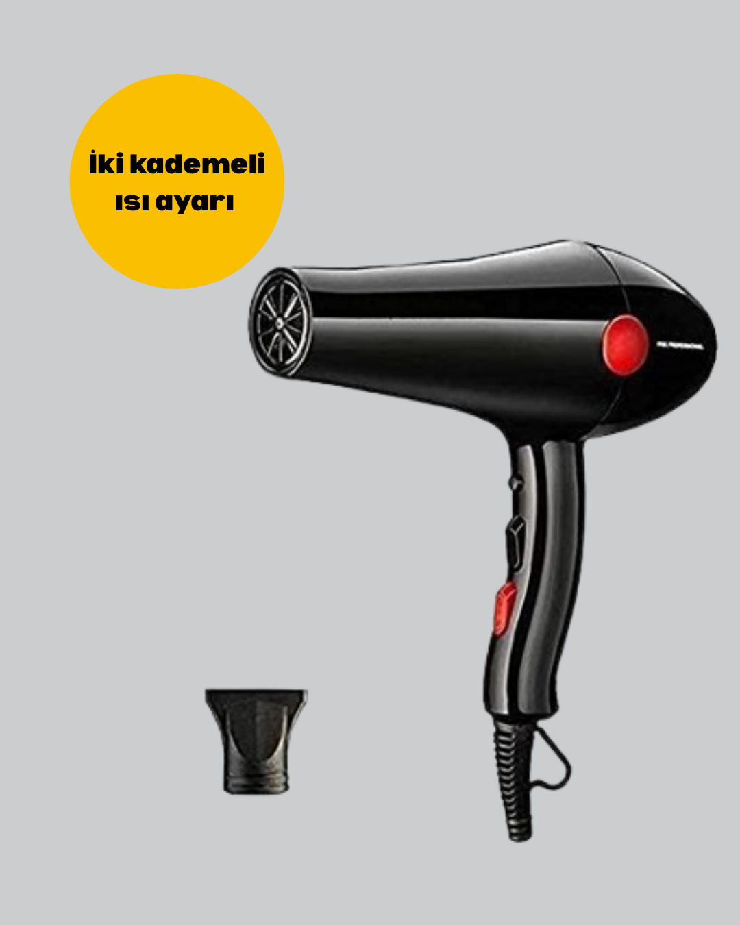 2200W Saç Kurutma Makinesi Soğuk ve Sıcak Üfleme Fonksiyonlu - Bayi Depom 2200W Saç Kurutma Makinesi Soğuk ve Sıcak Üfleme Fonksiyonlu - Bayi Depom