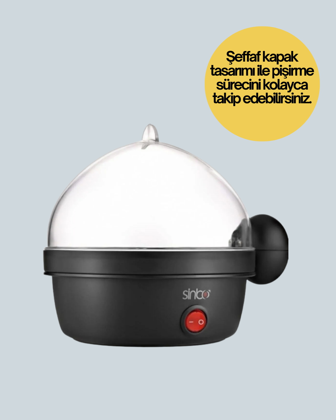7 Yumurtalık Buharlı Yumurta Pişirme Cihazı Otomatik Kapanma Özellikli - Bayi Depom 7 Yumurtalık Buharlı Yumurta Pişirme Cihazı Otomatik Kapanma Özellikli - Bayi Depom
