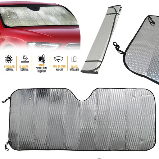 Araç Ön Cam Güneşlik UV ve Isı Koruma Katlanabilir Toyota Corolla Skoda Superb Dacia Duster Ford Focus - Bayi Depom Araç Ön Cam Güneşlik UV ve Isı Koruma Katlanabilir Toyota Corolla Skoda Superb Dacia Duster Ford Focus - Bayi Depom