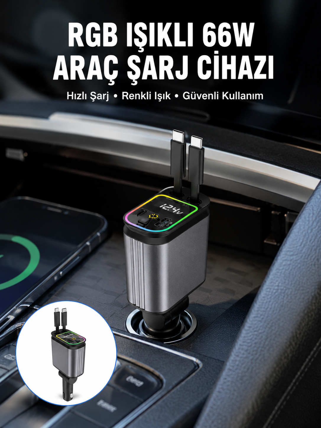 Toyota, Honda, Nissan, Hyundai Araçlar için Çoklu Port Araç Şarj Cihazı Yeni Nesil - Bayi Depom Toyota, Honda, Nissan, Hyundai Araçlar için Çoklu Port Araç Şarj Cihazı Yeni Nesil - Bayi Depom