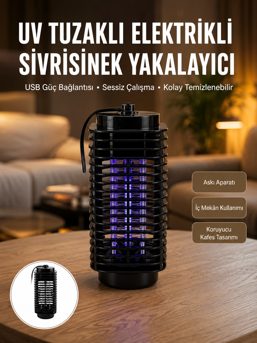 Kimyasal İçermeyen UV Işıklı Böcek ve Sivrisinek Kapanı – Güvenli Kullanım Yeni Nesil - Bayi Depom Kimyasal İçermeyen UV Işıklı Böcek ve Sivrisinek Kapanı – Güvenli Kullanım Yeni Nesil - Bayi Depom