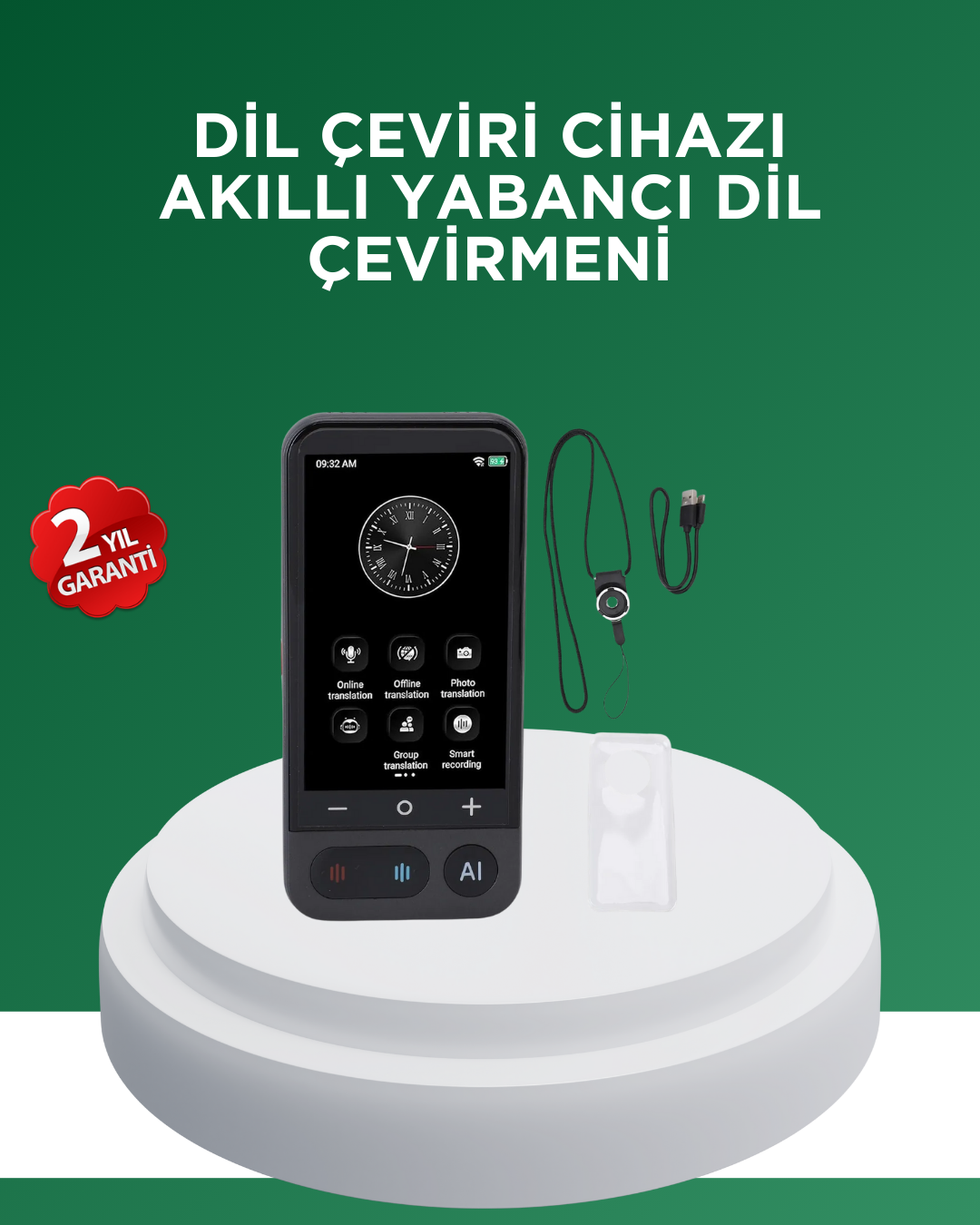 139 Dil Destekli Taşınabilir Sesli Çevirmen Cihazı - Bayi Depom 139 Dil Destekli Taşınabilir Sesli Çevirmen Cihazı - Bayi Depom