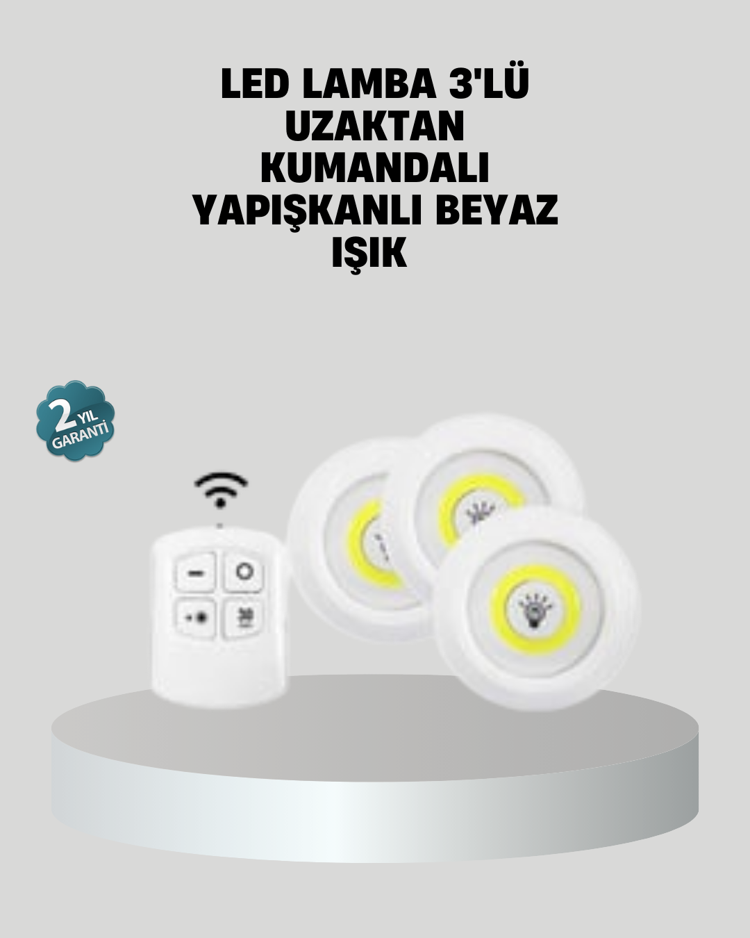 Uzaktan Kumandalı 3’lü Ayarlanabilir Spot LED Işık Seti - Bayi Depom Uzaktan Kumandalı 3’lü Ayarlanabilir Spot LED Işık Seti - Bayi Depom