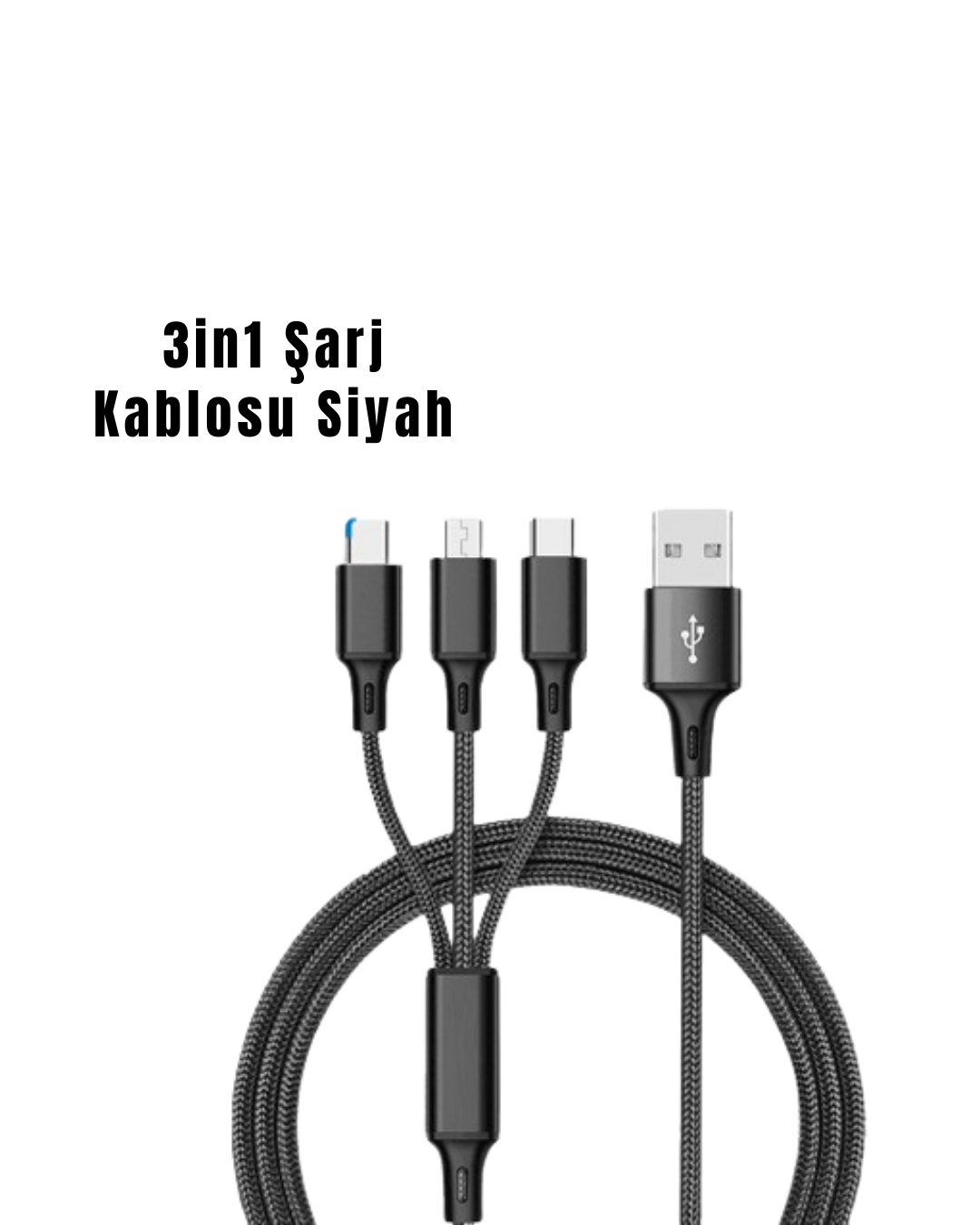 3’ü 1 Arada Hızlı Şarj Kablosu - Bayi Depom 3’ü 1 Arada Hızlı Şarj Kablosu - Bayi Depom