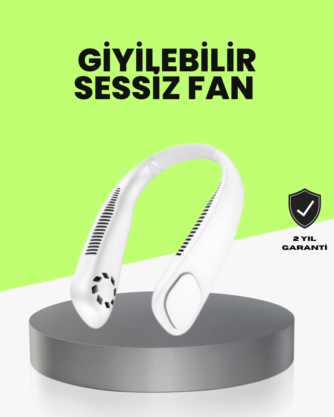 Bıçaksız Güvenli Tasarımlı Sessiz Boyun Fanı - Bayi Depom