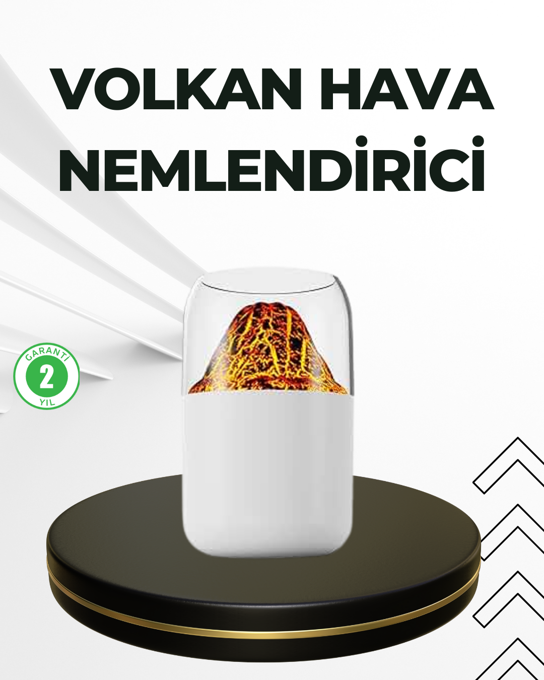 USB Şarjlı Volkanik Tasarımlı Buhar Makinesi - Bayi Depom USB Şarjlı Volkanik Tasarımlı Buhar Makinesi - Bayi Depom