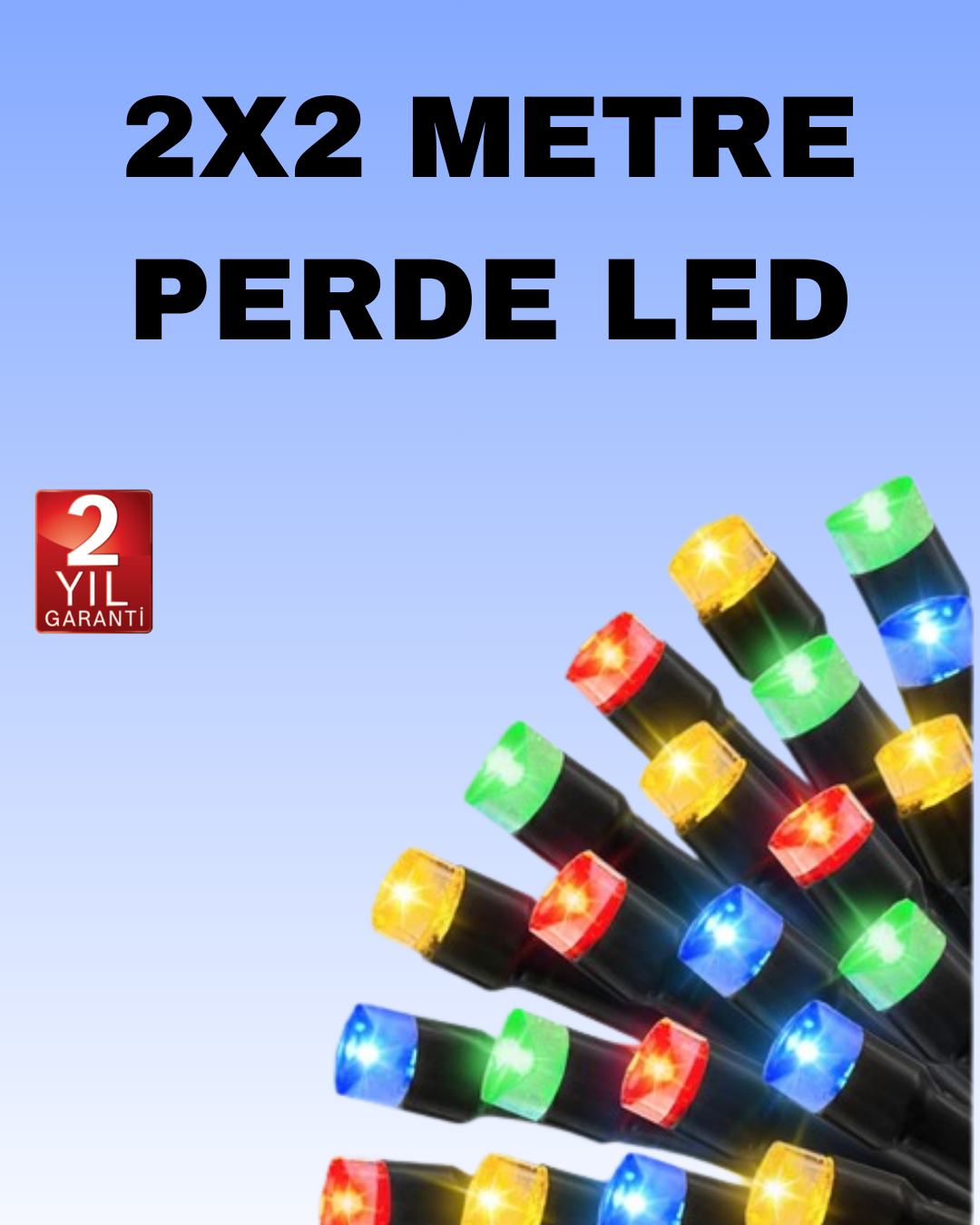 Noel ve Parti Dekorasyonu İçin 2x2 LED Perde Işık – 8 Fonksiyonlu - Bayi Depom Noel ve Parti Dekorasyonu İçin 2x2 LED Perde Işık – 8 Fonksiyonlu - Bayi Depom