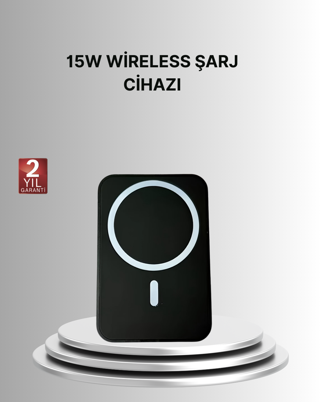 360° Döner Başlıklı MagSafe Araç Telefon Tutucu 15W Güvenli Kablosuz Şarj - Bayi Depom 360° Döner Başlıklı MagSafe Araç Telefon Tutucu 15W Güvenli Kablosuz Şarj - Bayi Depom
