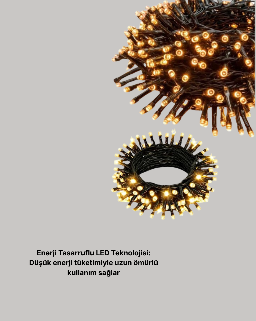 10 Metre LED Işıklı Dekoratif Parti ve Kutlama Aydınlatması - Bayi Depom
