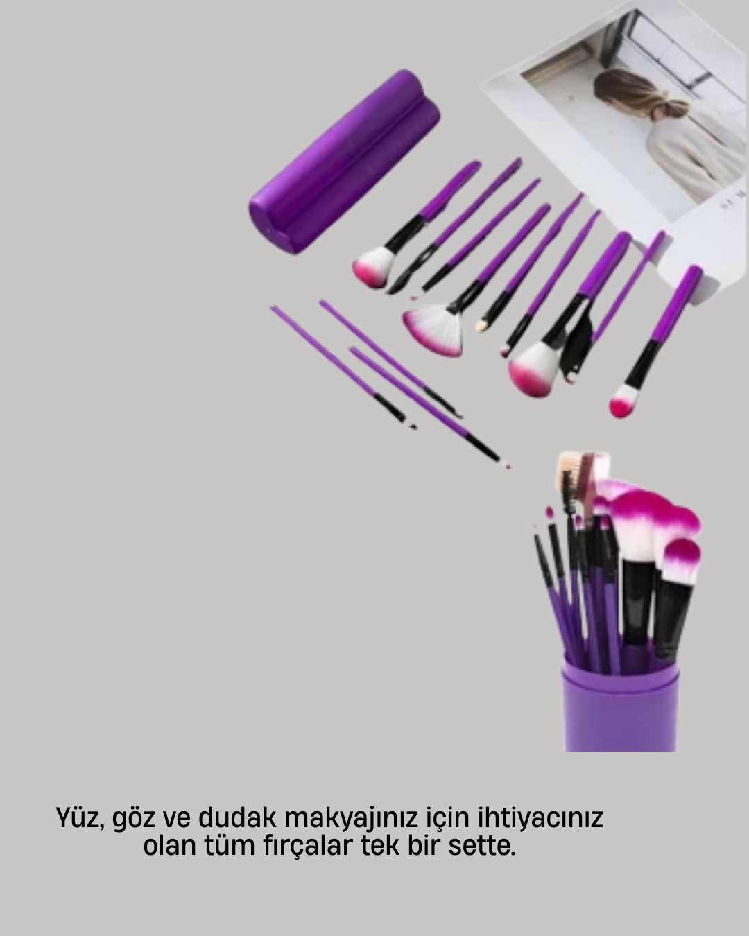 12’li Makyaj Fırça Seti Fondöten Allık Far Karıştırma İçin Tam Uyumlu - Bayi Depom 12’li Makyaj Fırça Seti Fondöten Allık Far Karıştırma İçin Tam Uyumlu - Bayi Depom