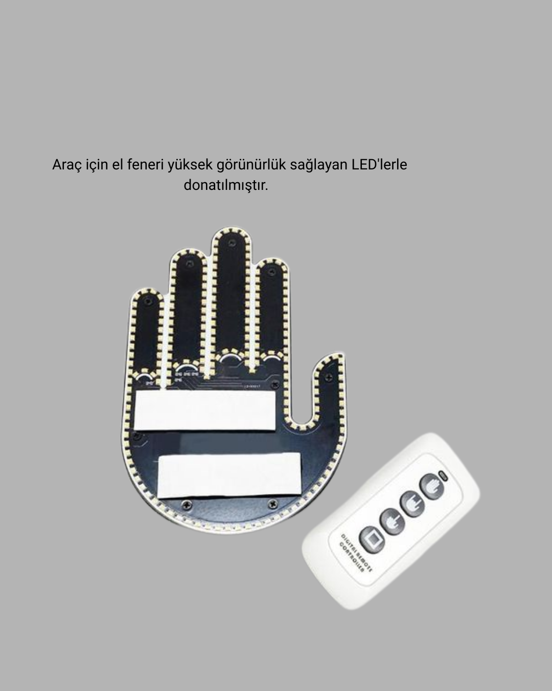 203 LED’li Yüksek Görünürlüklü Jest Işığı - Bayi Depom