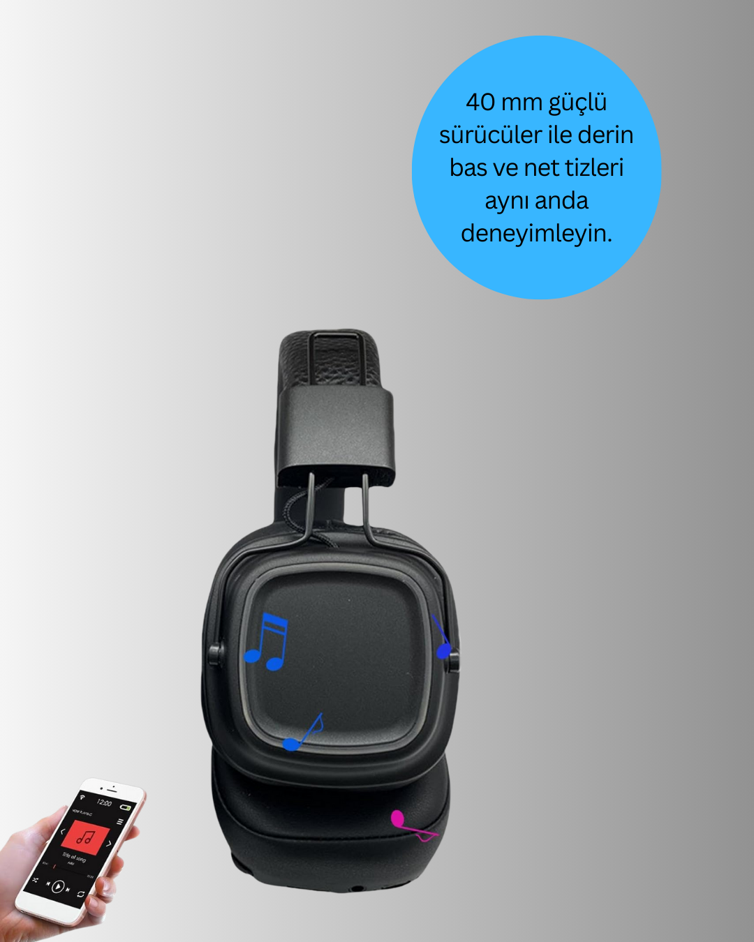 BT40 Kulak Üstü Kulaklık - Bayi Depom BT40 Kulak Üstü Kulaklık - Bayi Depom