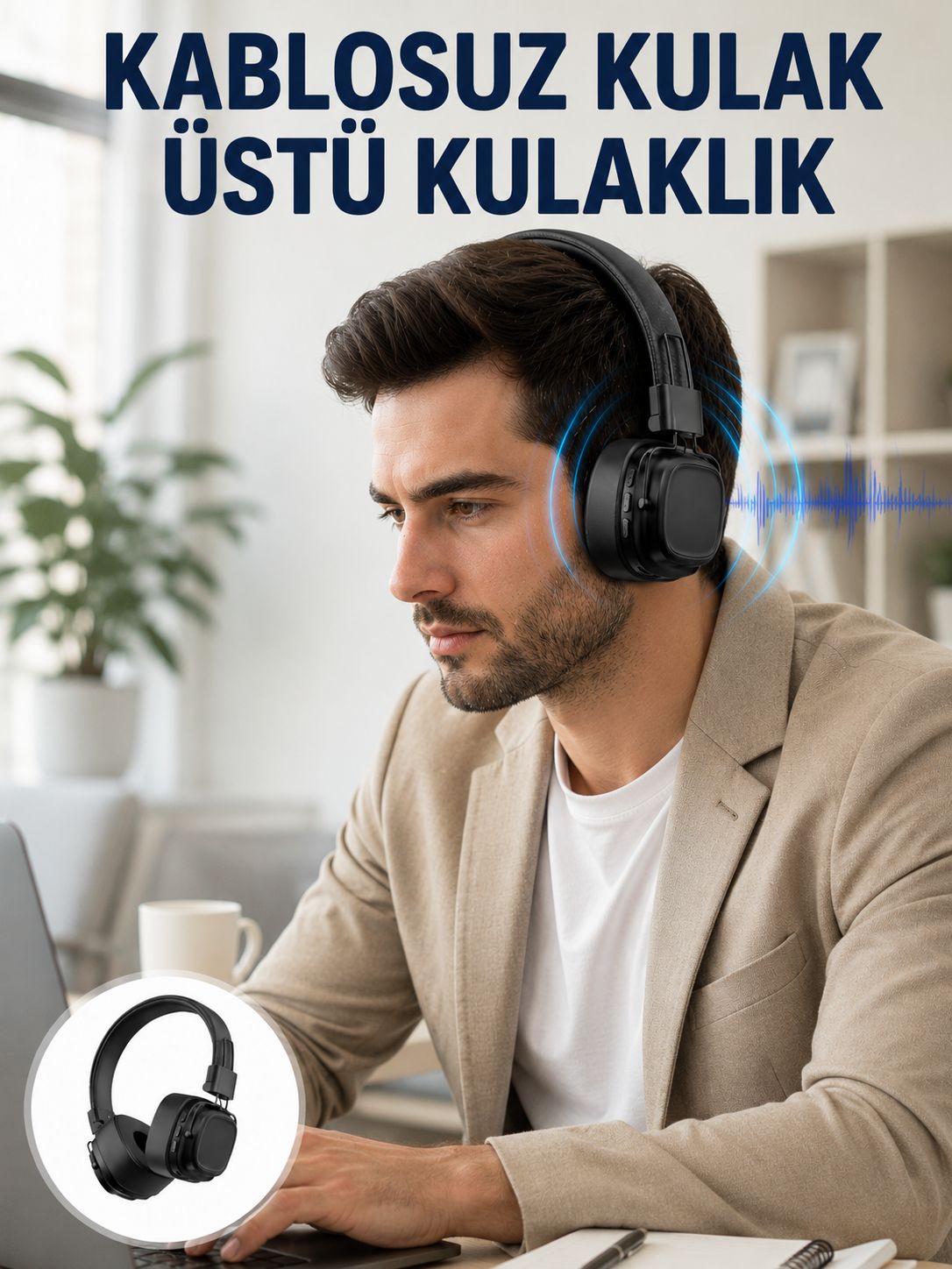 Uzun Süreli Rahat Kullanım İçin Kablosuz Bluetooth Kulaklık Yeni Nesil - Bayi Depom Uzun Süreli Rahat Kullanım İçin Kablosuz Bluetooth Kulaklık Yeni Nesil - Bayi Depom