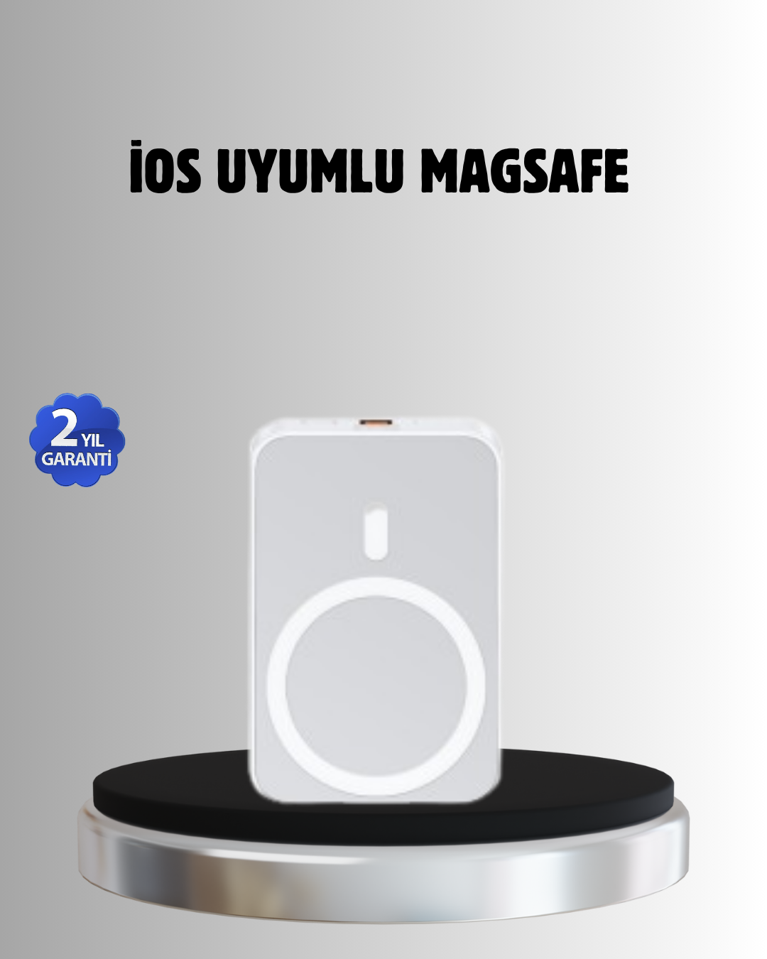 MagSafe Battery Pack Kablosuz Hızlı Şarj, Kompakt ve Taşınabilir Güç Bankası - Bayi Depom MagSafe Battery Pack Kablosuz Hızlı Şarj, Kompakt ve Taşınabilir Güç Bankası - Bayi Depom