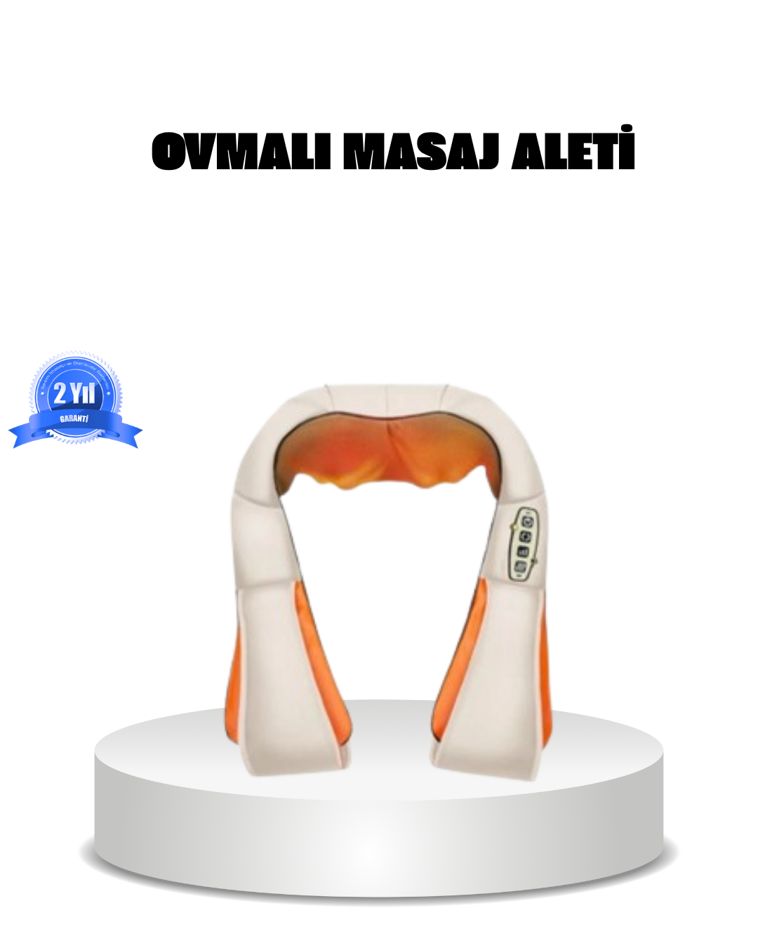 Ovmalı Isıtmalı Masaj Aleti – Boyun, Sırt, Omuz, Bel ve Ayak İçin Profesyonel Yoğurmalı Masaj Deneyimi - Bayi Depom