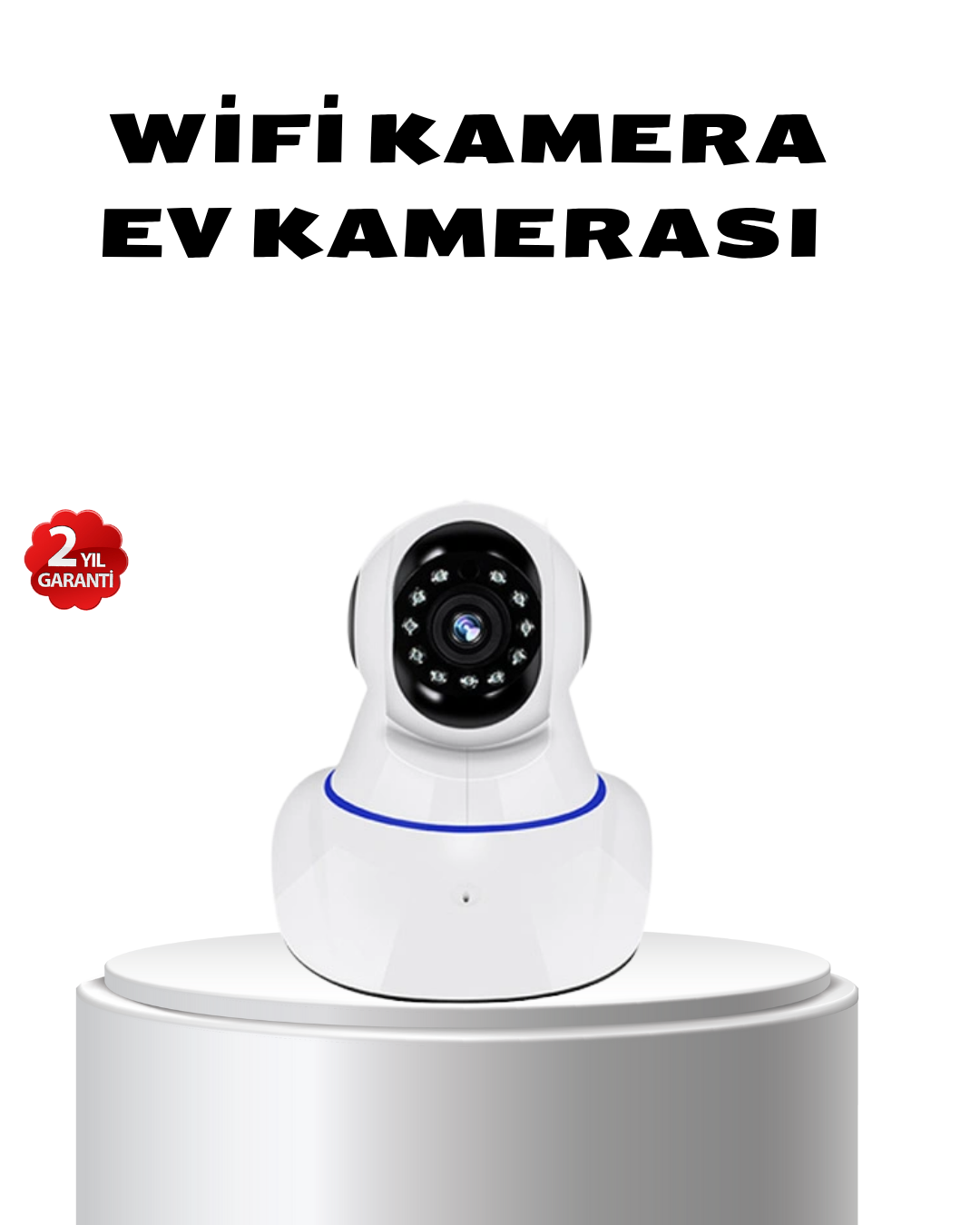 Full HD Akıllı IP Kamera Gece Görüşlü, Hareket Sensörlü, Çift Yönlü Ses ve Online Kayıt Özellikli - Bayi Depom Full HD Akıllı IP Kamera Gece Görüşlü, Hareket Sensörlü, Çift Yönlü Ses ve Online Kayıt Özellikli - Bayi Depom
