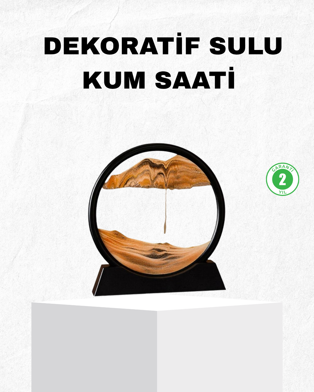 Dekoratif Kum Saati – Şık Masa Üstü Aksesuar, Dayanıklı Malzeme, Modern ve Klasik Tasarım - Bayi Depom