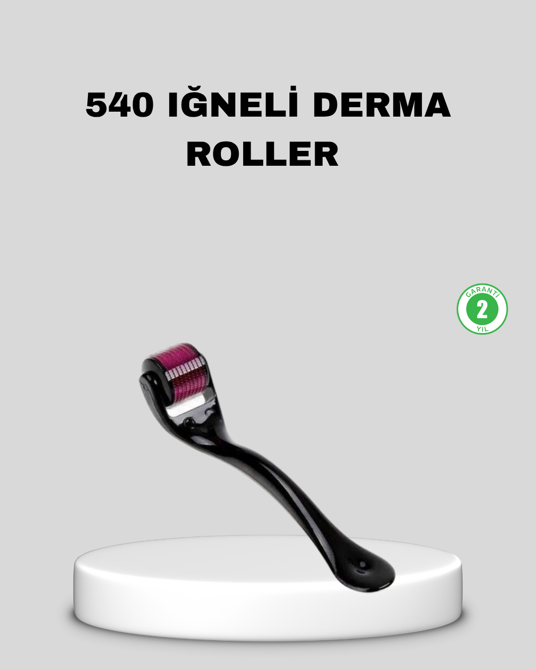 Derma Roller Titanyum İğneli Cilt Yenileyici – Akne ve Kırışıklık Karşıtı - Bayi Depom