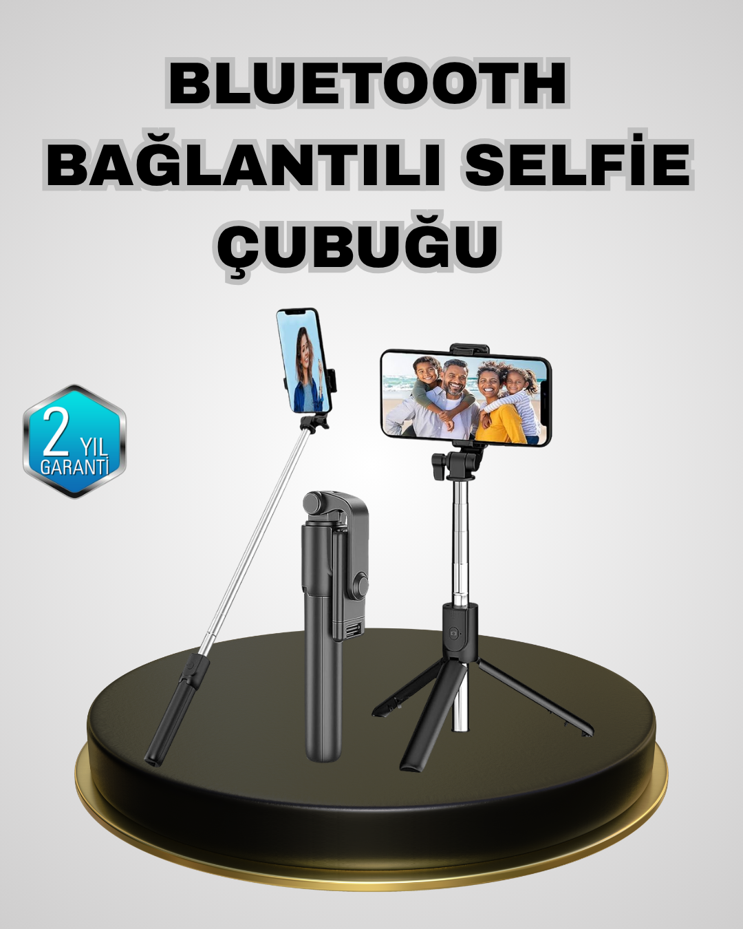Bluetooth Selfie Çubuğu – Kablosuz, Hafif ve Yüksek Çözünürlüklü Çekim İçin - Bayi Depom Bluetooth Selfie Çubuğu – Kablosuz, Hafif ve Yüksek Çözünürlüklü Çekim İçin - Bayi Depom