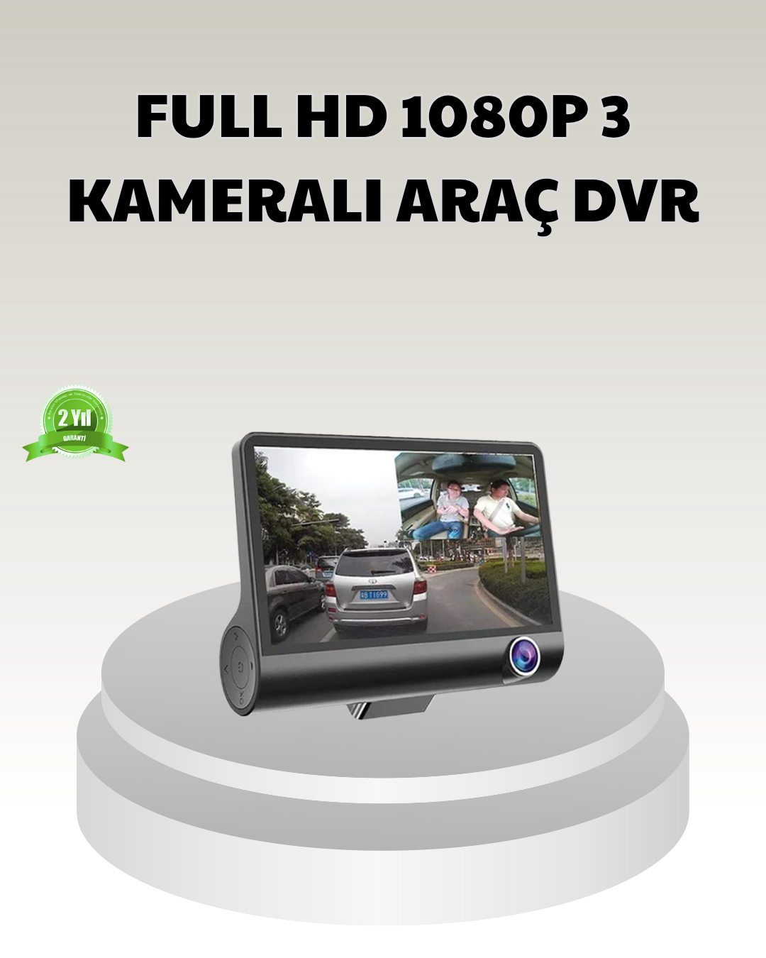 Araç DVR Kamerası 3’lü 170° Geniş Açılı Full HD ve Park Destekli - Bayi Depom Araç DVR Kamerası 3’lü 170° Geniş Açılı Full HD ve Park Destekli - Bayi Depom
