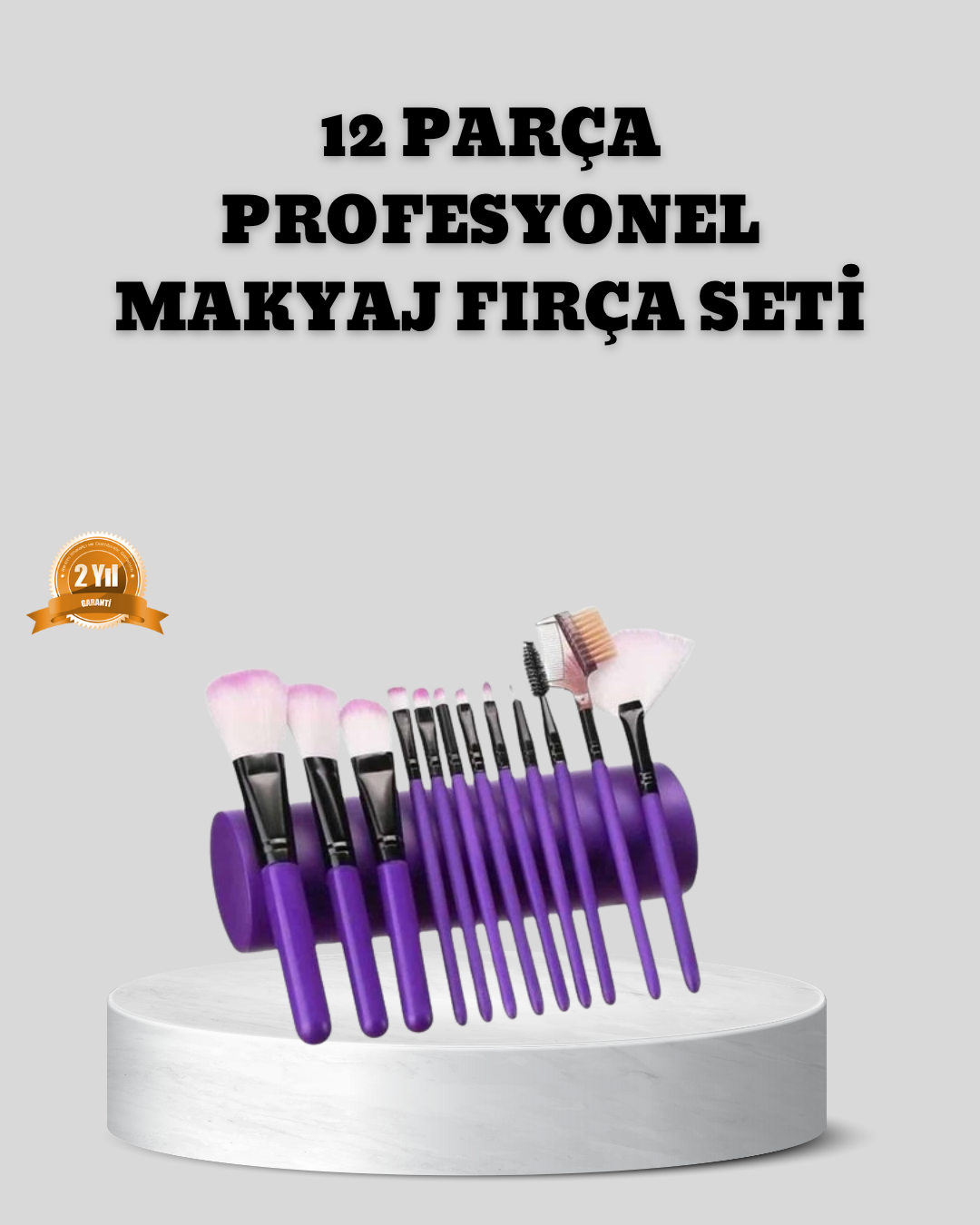 12 Parça Makyaj Fırça Seti – Profesyonel ve Günlük Kullanıma Uygun - Bayi Depom 12 Parça Makyaj Fırça Seti – Profesyonel ve Günlük Kullanıma Uygun - Bayi Depom