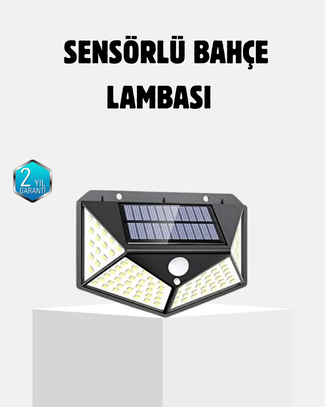 Güneş Enerjili 100 LED Dış Mekan Lamba Hareket Sensörlü, Uzun Süreli Şarj Solar Aydınlatma - Bayi Depom Güneş Enerjili 100 LED Dış Mekan Lamba Hareket Sensörlü, Uzun Süreli Şarj Solar Aydınlatma - Bayi Depom