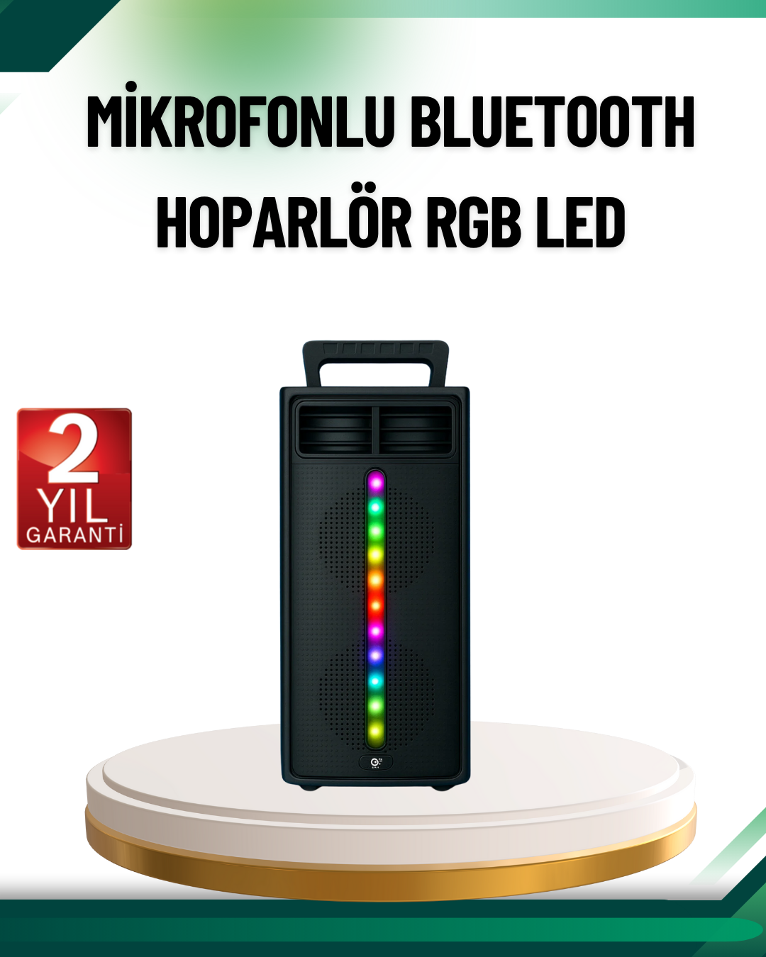 Şarjlı Işıklı Bluetooth Hoparlör | USB, AUX, TF Kart ve Radyo Destekli - Bayi Depom Şarjlı Işıklı Bluetooth Hoparlör | USB, AUX, TF Kart ve Radyo Destekli - Bayi Depom