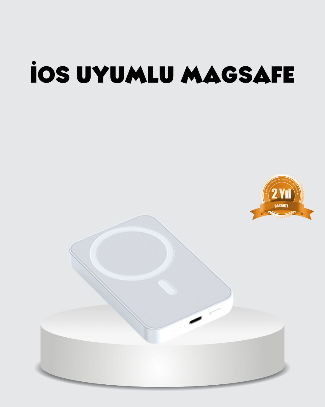 MagSafe Uyumlu Kablosuz Batarya 27W Hızlı Şarj Destekli Kompakt Güç Bankası - Bayi Depom MagSafe Uyumlu Kablosuz Batarya 27W Hızlı Şarj Destekli Kompakt Güç Bankası - Bayi Depom