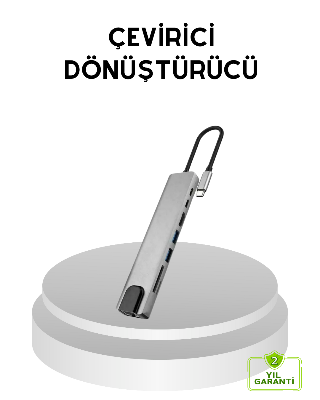 Dönüştürücü Hub – Kompakt, Dayanıklı ve Yüksek Hızlı Bağlantı - Bayi Depom