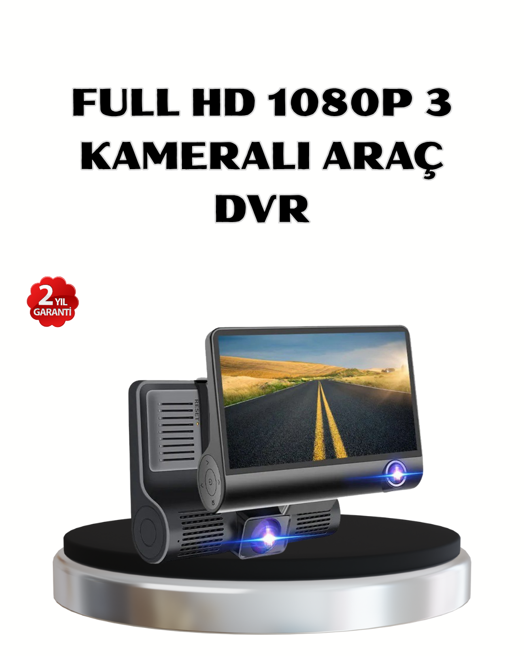 Full HD Araç Kamerası 3’lü 4.0” Ekranlı ve HDR Gece Görüşlü - Bayi Depom Full HD Araç Kamerası 3’lü 4.0” Ekranlı ve HDR Gece Görüşlü - Bayi Depom