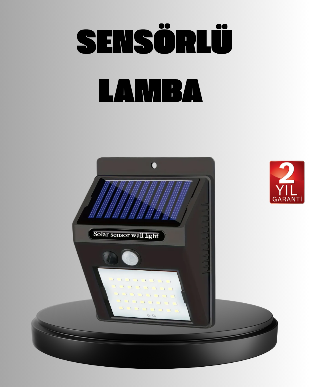 Solar LED Bahçe Aydınlatma – Hareket Sensörlü, Güneş Paneliyle Şarj Olan, IP65 Dayanıklı - Bayi Depom Solar LED Bahçe Aydınlatma – Hareket Sensörlü, Güneş Paneliyle Şarj Olan, IP65 Dayanıklı - Bayi Depom