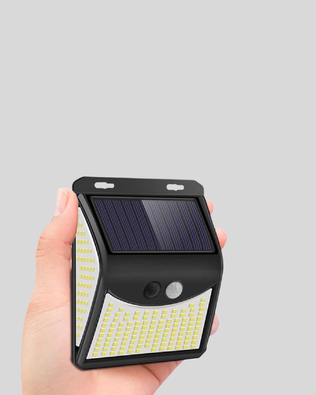 Güneş Enerjili Sensörlü Dış Mekan Duvar Lambası – 3 Modlu, 2200mAh Pil, 120° Algılama - Bayi Depom Güneş Enerjili Sensörlü Dış Mekan Duvar Lambası – 3 Modlu, 2200mAh Pil, 120° Algılama - Bayi Depom