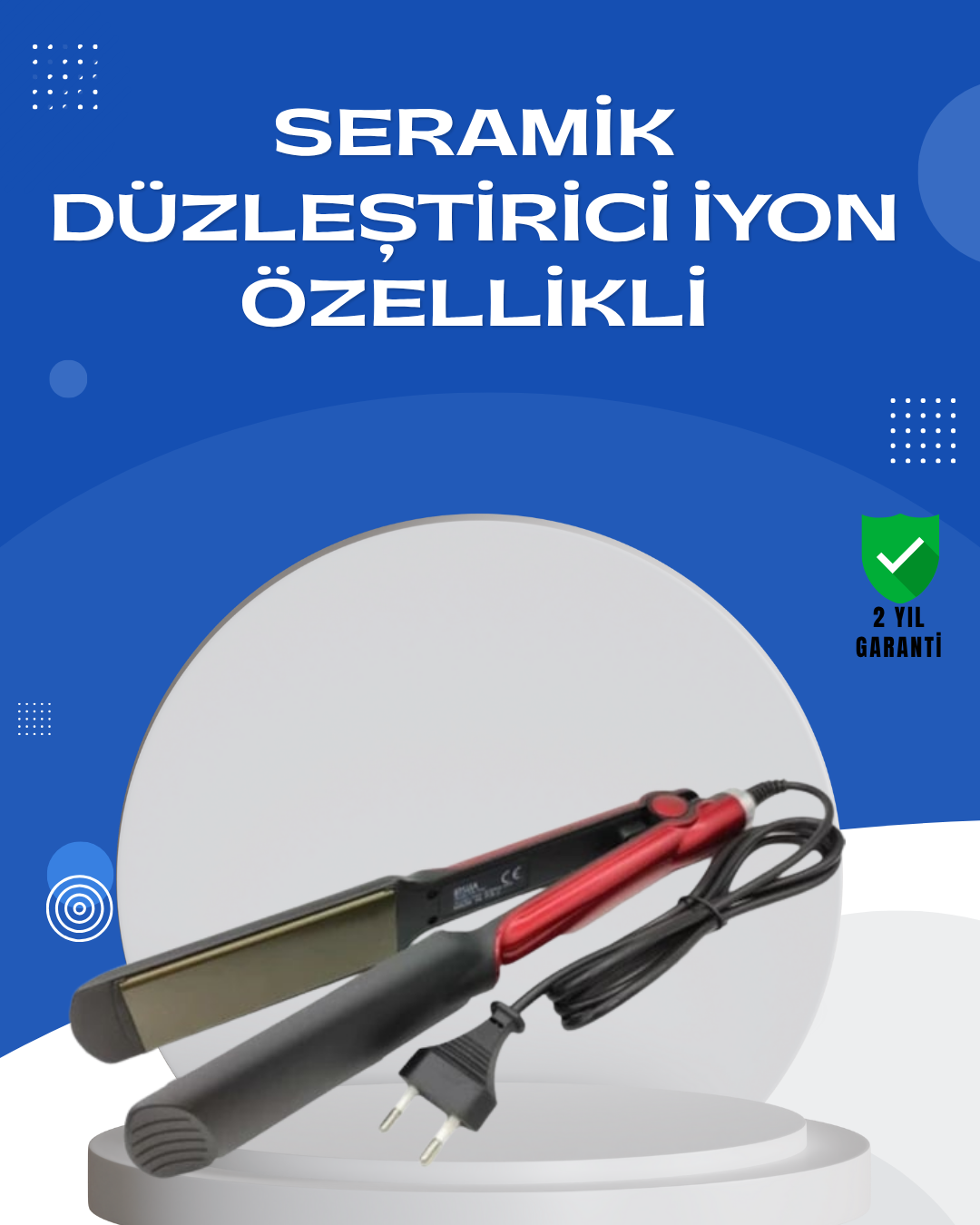 Iyon Teknolojili Düzleştirici – Düzleştirici ve Dalga Yapma Özellikli - Bayi Depom Iyon Teknolojili Düzleştirici – Düzleştirici ve Dalga Yapma Özellikli - Bayi Depom