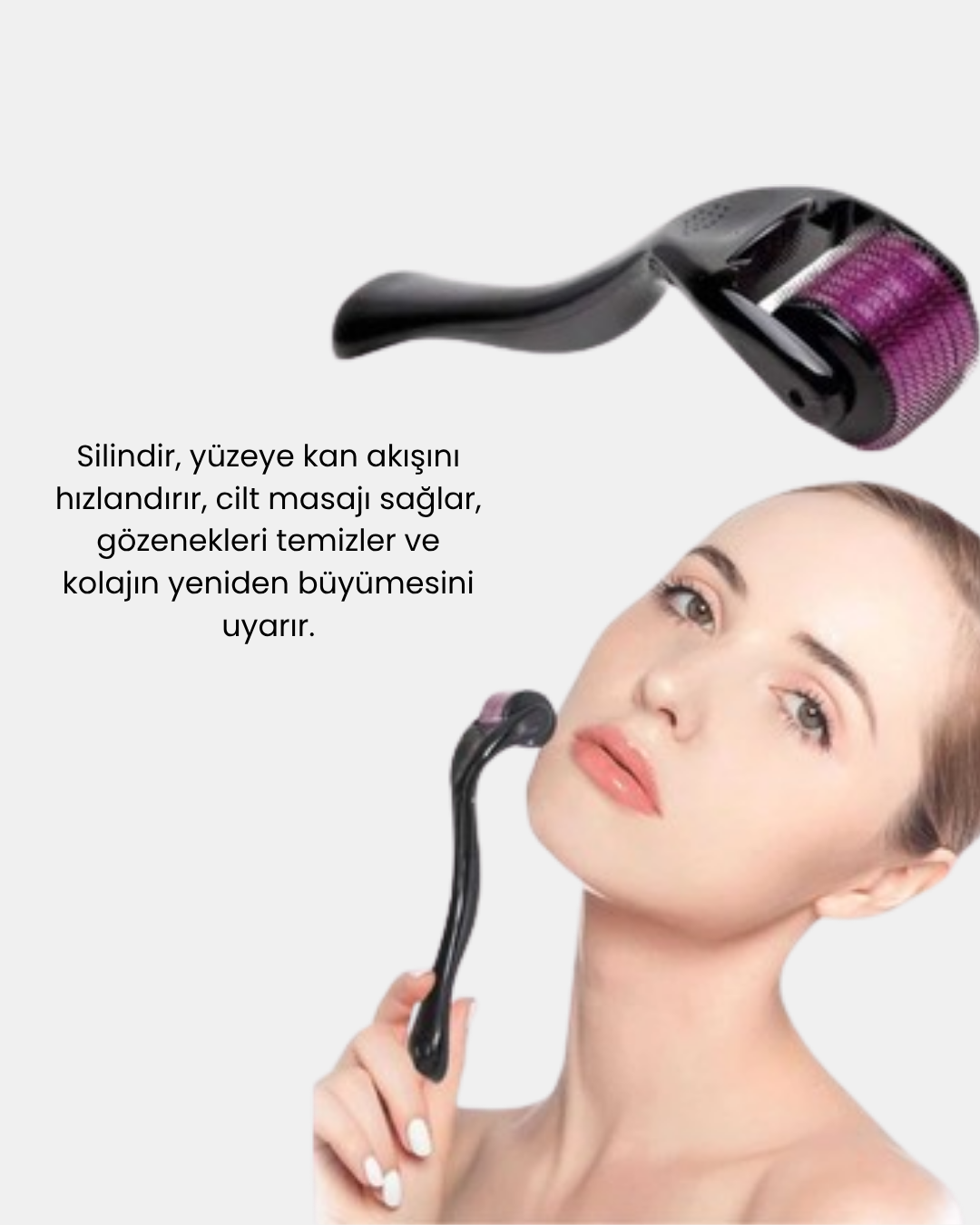 Derma Roller Titanyum İğneli Cilt Yenileyici – Akne ve Kırışıklık Karşıtı - Bayi Depom