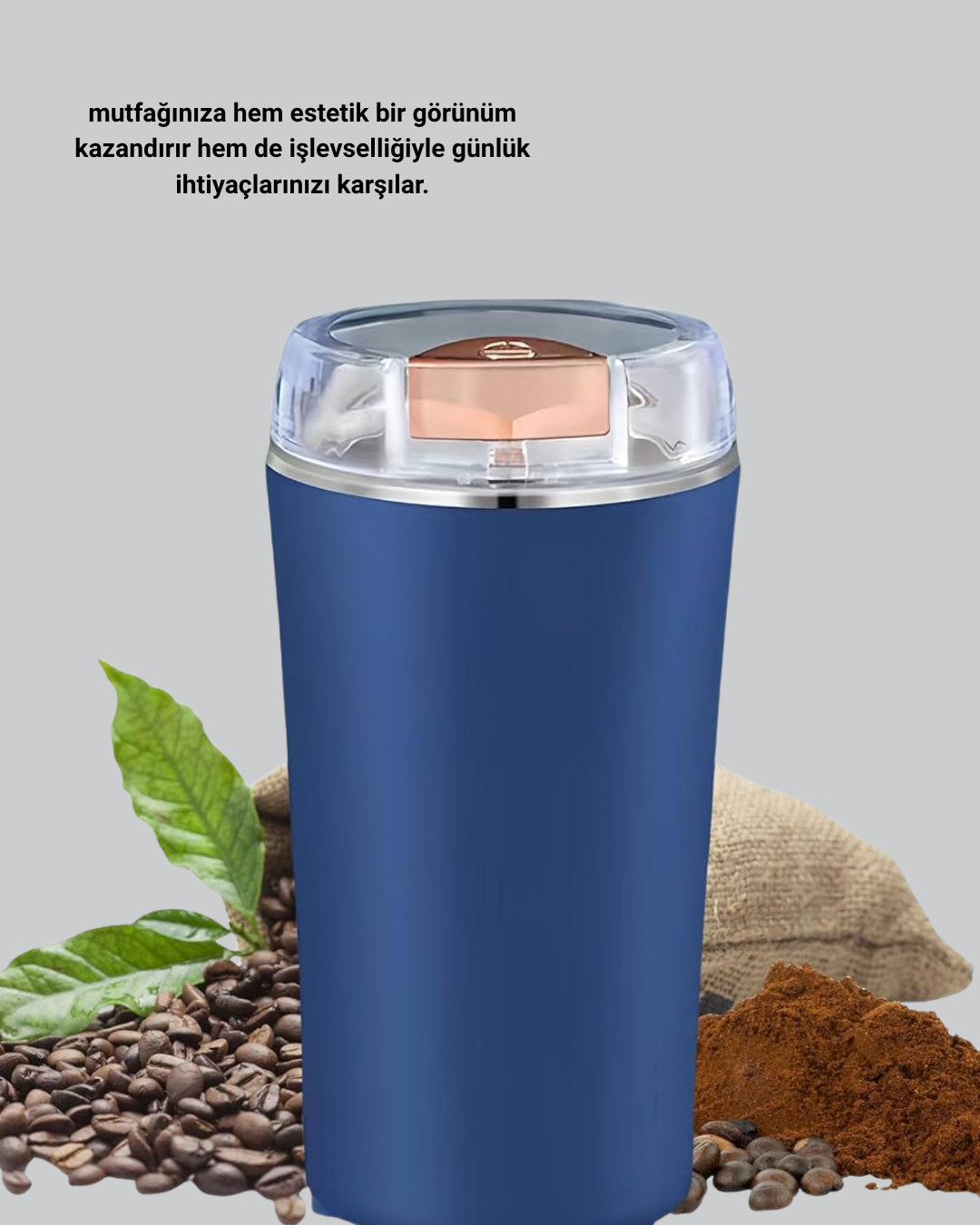 Otomatik Paslanmaz Çelik Kahve ve Baharat Öğütücü - Bayi Depom Otomatik Paslanmaz Çelik Kahve ve Baharat Öğütücü - Bayi Depom