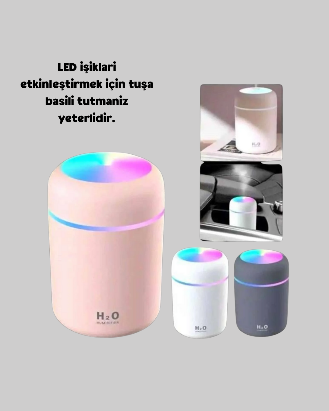 USB Bağlantılı LED Işıklı Hava Nemlendirici – Sessiz ve Kullanıcı Dostu Tasarım - Bayi Depom USB Bağlantılı LED Işıklı Hava Nemlendirici – Sessiz ve Kullanıcı Dostu Tasarım - Bayi Depom