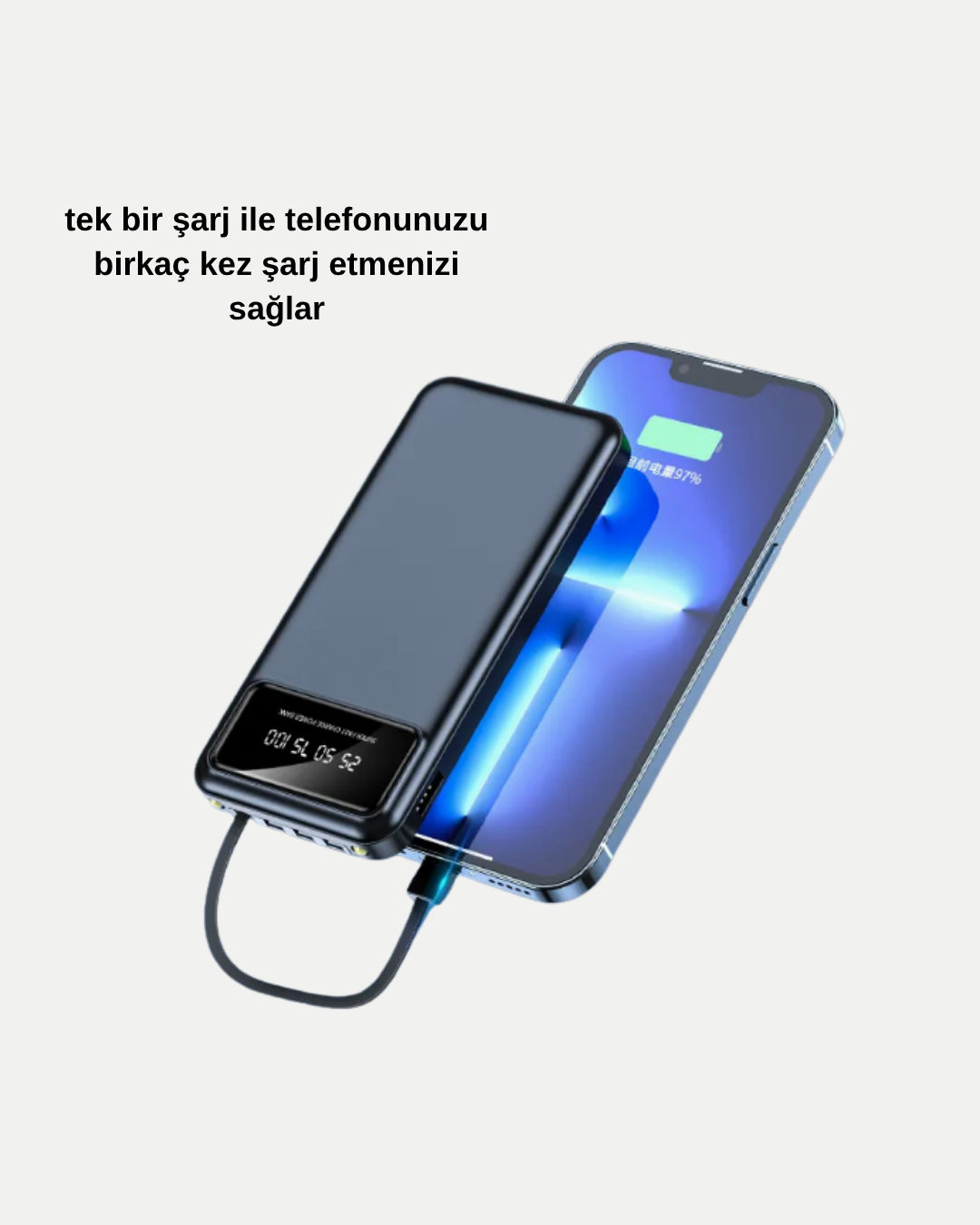 Powerbank 20000 mAh LED Fenerli ve Çoklu Güvenlik Korumasına Sahip - Bayi Depom Powerbank 20000 mAh LED Fenerli ve Çoklu Güvenlik Korumasına Sahip - Bayi Depom